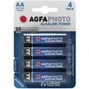 AgfaPhoto Alkaline Power Elementai AA, LR6, 4 vnt