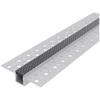 Avide įleidžiamas aliuminio U profilis 52.5x13.3mm su juodu dangteliu, 1m