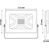 Avide LED lauko prožektorius 20W 1600lm