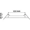 Avide LED Lubinis šviestuvas 12W 4000K Ø170mm apvalus