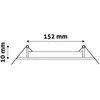 Avide LED Lubinis šviestuvas 12W 4000K, Ø170mm, apvalus