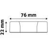 Avide LED lubinis šviestuvas 6W 3000K Ø120mm apvalus