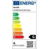 Avide LED Lubinis šviestuvas 6W 3000K Round ALU