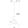 Avide LED prožektorius su stovu 2x20W 4000K 4000lm