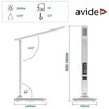 Avide LED stalinis šviestuvas Office 6W LCD odos imitacija baltas