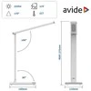 Avide LED stalinis šviestuvas Scott 12W baltas