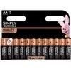 Duracell šarminiai elementai Simply AA 12vnt