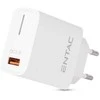 Entac greitas įkroviklis USB-A 18W baltas