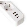 Entac Ilgiklis 3 lizdų 2USB-A + USB-C, 1.5 m
