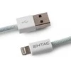 Entac kabelis USB-A - Lightning 1.5m 2A 10W nailonas žalias