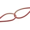 Entac kabelis USB-A - Lightning 1m 3A 15W nailonas raudonas