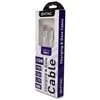 Entac kabelis USB-A - USB-C 1.5m 2A 10W nailonas sidabrinis