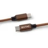 Entac kabelis USB-C - USB-C 1.5m 3A 60W nailonas rudas