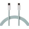 Entac kabelis USB-C - USB-C 1.5m 3A 60W nailonas žalias