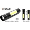 Įkraunamas žibintas Entac 3W XPE+2W COB