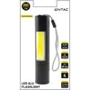 Įkraunamas žibintas Entac 3W XPE+2W COB