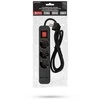 Ilgiklis Entac 3 lizdų +2USB 1.5m 16A su jungikliu, pilkas