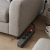 Ilgiklis Entac 3 lizdų +2USB 1.5m 16A su jungikliu, pilkas
