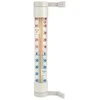 Lauko termometras didelis, baltas 4 x 27 cm