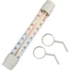 Lauko termometras didelis, baltas 4 x 27 cm