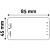 LED juostų valdiklis Avide 288W 12-24V RGBW 4Zone