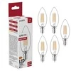 LED lemputė High Lumen 4,5W B35 E14 2.7K FL Avide 5vnt