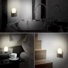 LED Naktinė lemputė Entac 0.7W 220V su jutikliu