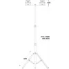 LED prožektorius Avide su trikoju 2x30W 6000lm