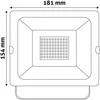 LED SMD prožektorius Avide Slim 1x30W
