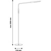 LED toršeras Avide Remo 9W baltas su pulteliu