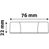 Lubinis šviestuvas Avide LED įmontuojamas šviestuvas ALU 6W 3000K 116x116mm