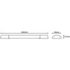 Lubinis šviestuvas Avide LED šviestuvas Batten 600mm 16W 4000K