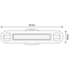 Pakraunamas dviračio žibintas Entac LED 2W USB