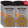 Rayovac elementai klausos aparatams 13 80vnt