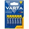 Varta šarminiai elementai AAA Longlife Power, 6 vnt