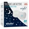 AKUKU vienkartiniai įklotai į liemenėlę NIGHT, 20 vnt., A0444