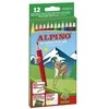 ALPINO spalvoti pieštukai CLASSIC, 12 spalvų