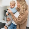 Baby Ono BABYONO minkštas seilinukas, tamsiai mėlynas