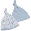 BABY TOWN 0-6 mėn. kepurytės KNOT Mėlynas, 2 vnt.