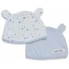 BABY TOWN 0-6 mėn. kepurytės TEDDY Mėlynas, 2 vnt.