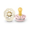 BIBS 0-6 mėn. čiulptukai BOHEME, 2 vnt., Ivory/Blossom