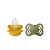 BIBS 6-36 mėn. silikoniniai čiulptukai SUPREME, 2 vnt., Honey Bee/Olive