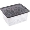BRANQ 5,5L plastikinė dėžė su dangčiu JASMINE, juoda