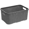 Koszyk BRANQ 7l krepšys RATTAN, Antracyt