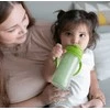 DR. BROWN'S gertuvė nuo 12 mėn. dvigubomis sienelėmis su šiaudeliu 300ml, žalia