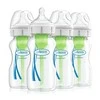 DR. BROWN'S OPTIONS+ 270 ml plataus kaklelio buteliukai, 4 vnt.