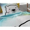 DREAMHOUSE 135 x 200 cm patalynės užvalkalų komplektas CUDDLE BEAR Mėlynas
