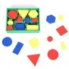 Edx Education EDX geometrinės figūros dėžutėje, kišeninis dydis, 60 vnt.
