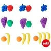 Edx Education EDX vaisių figūrėlės indelyje, 48 vnt.