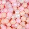 FLUMI kamuoliukai Pudros rausva/Light peach/Baltas, 200 vnt.
